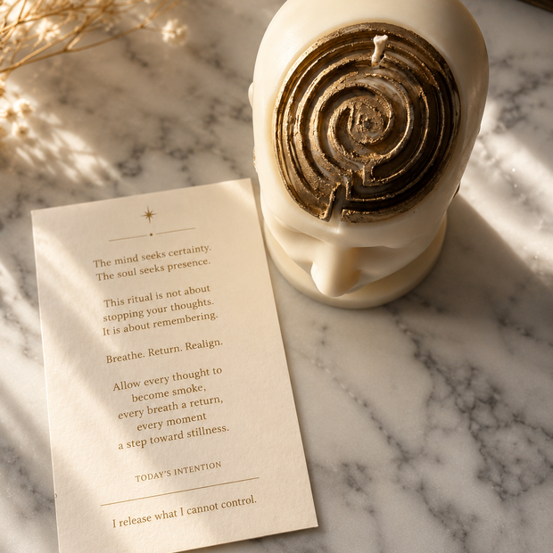 The Spiral Candle Bronze