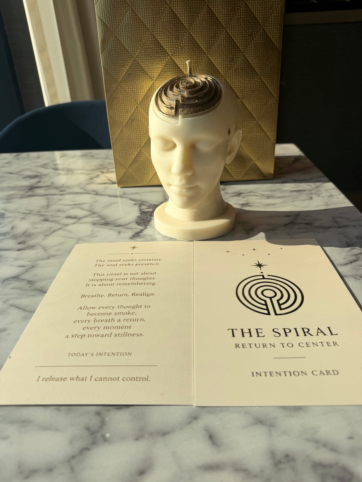 The Spiral Candle Bronze