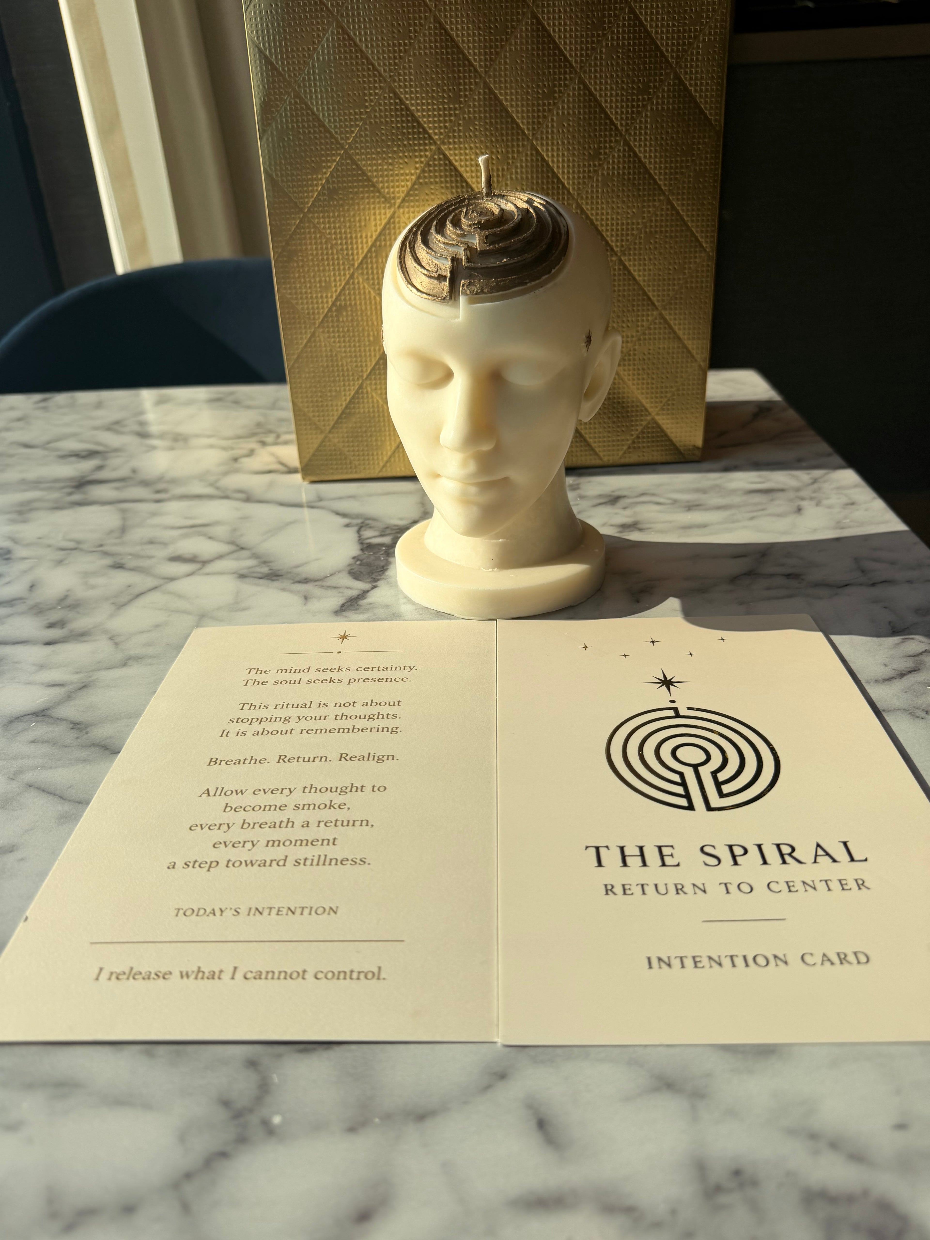 The Spiral Candle Bronze