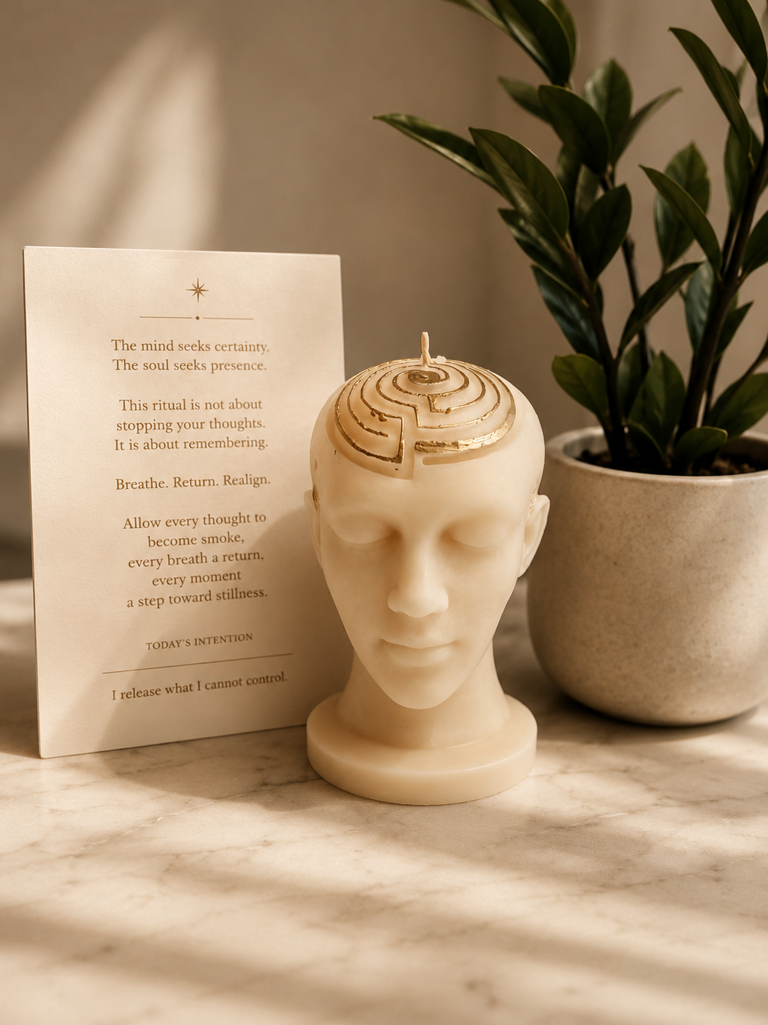 The Spiral Candle Gold