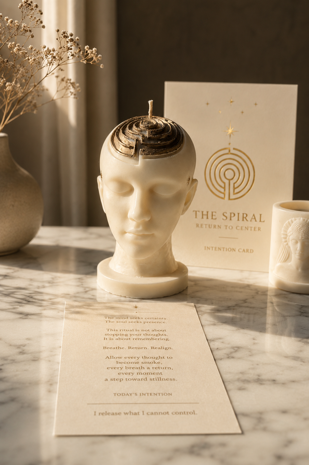 The Spiral Candle Bronze