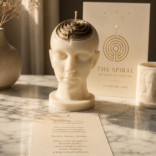 The Spiral Candle Bronze