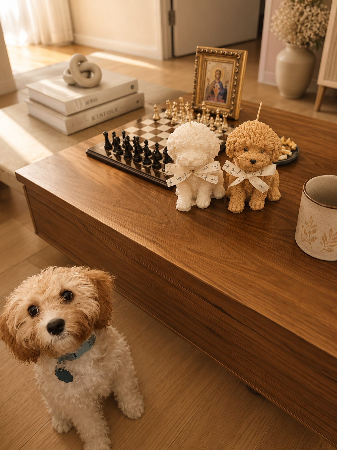 The Puppy Birthday Candle