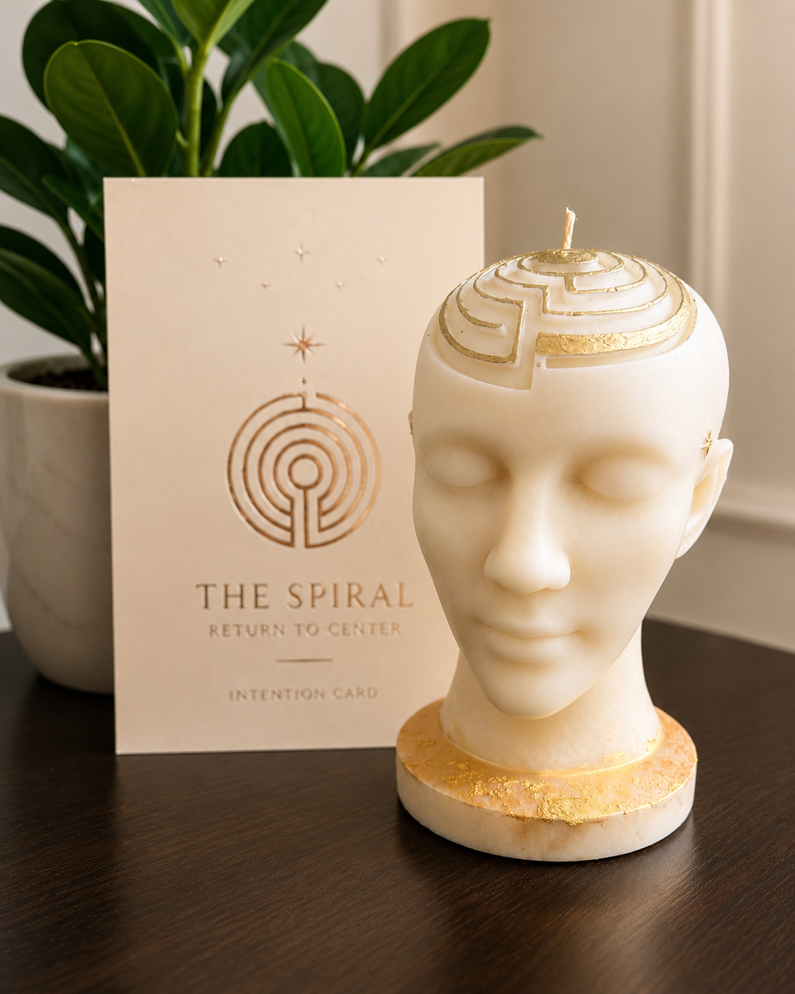 The Spiral Candle Gold