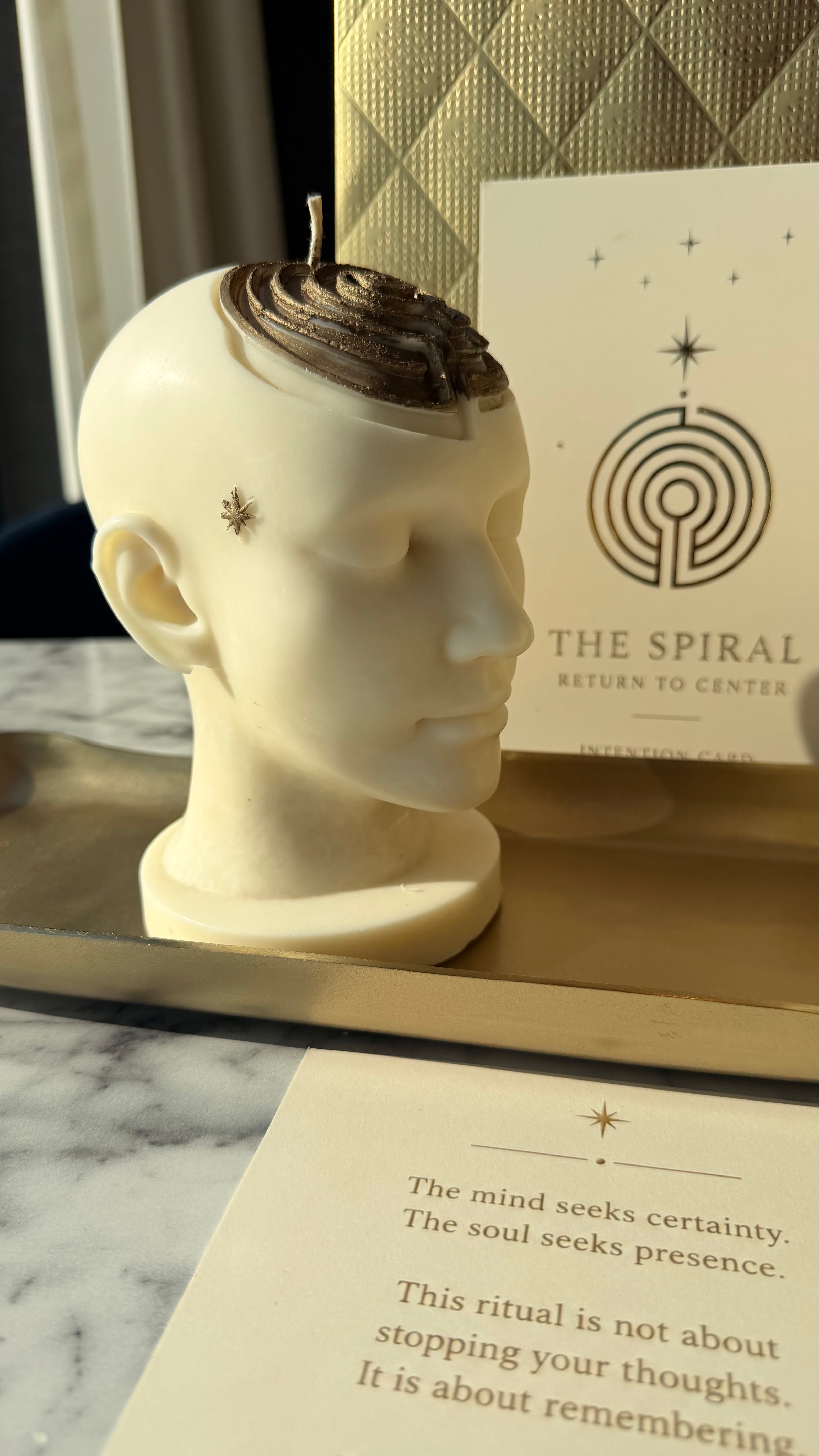 The Spiral Candle Bronze